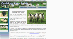 Desktop Screenshot of cambridge-sheep.org.uk